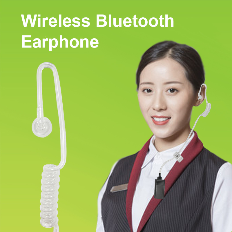 New product!--Wireless Bluetooth Earphone Walkie Talkie Accessories With Air Acoustic Tube Earpiece